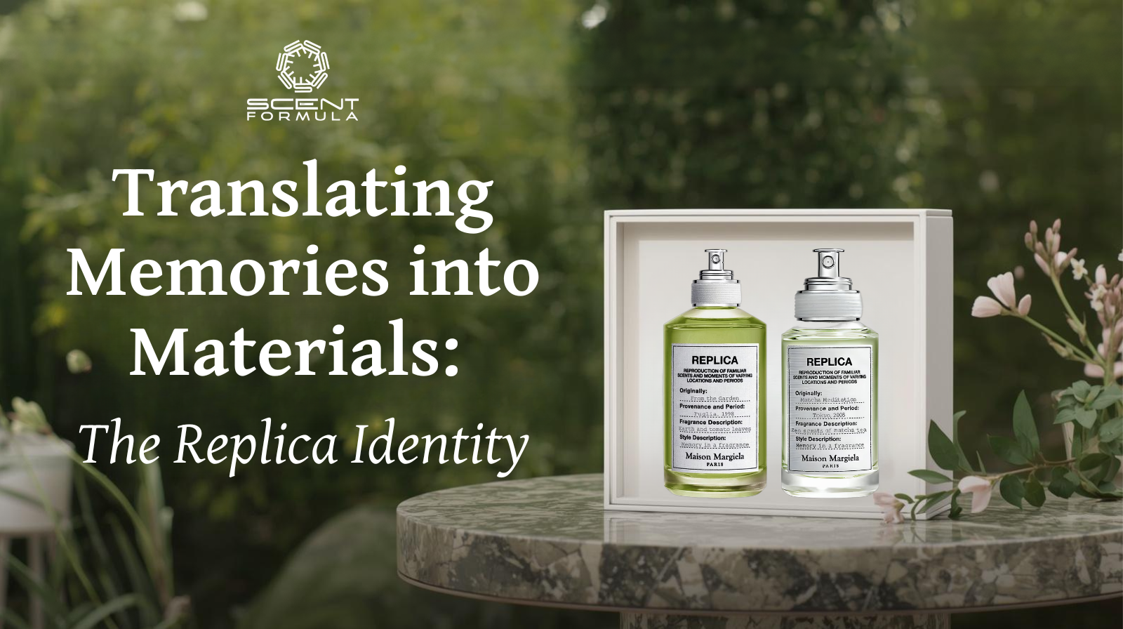 Translating Memories into Materials_ The Replica Identity